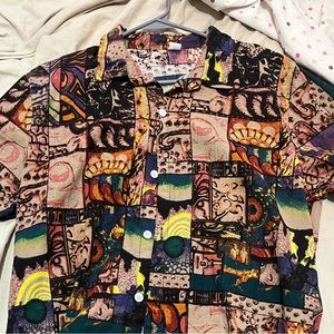 Very nice Retro design XL short sleeve button up